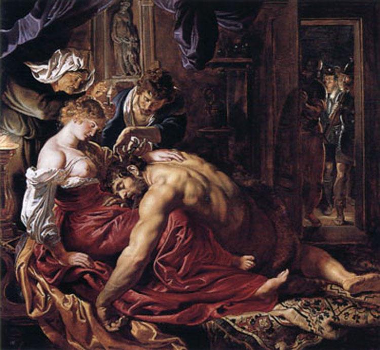 Peter Paul Rubens Samson and Delilab (mk01) Germany oil painting art